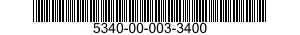 5340-00-003-3400 SLIDE SECTION,DRAWER,EXTENSION 5340000033400 000033400