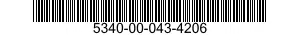 5340-00-043-4206 CAP-PLUG,PROTECTIVE,DUST AND MOISTURE SEAL 5340000434206 000434206