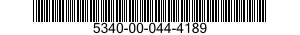 5340-00-044-4189 RING,RETAINING 5340000444189 000444189