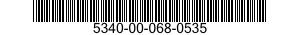 5340-00-068-0535 CLEVIS,ROD END 5340000680535 000680535