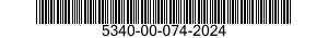 5340-00-074-2024 CLAMP,LOOP 5340000742024 000742024