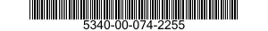 5340-00-074-2255 SEAL,ANTIPILFERAGE 5340000742255 000742255