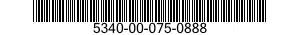 5340-00-075-0888 HINGE,ACCESS DOOR 5340000750888 000750888