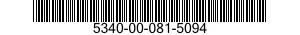 5340-00-081-5094 LOCKING PLATE,NUT AND BOLT 5340000815094 000815094