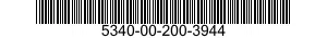 5340-00-200-3944 CASTER,SWIVEL 5340002003944 002003944