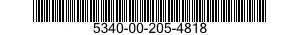 5340-00-205-4818 DISK,SOLID,PLAIN 5340002054818 002054818