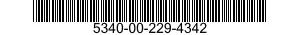 5340-00-229-4342 HINGE,BUTT 5340002294342 002294342