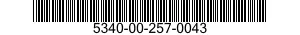 5340-00-257-0043 CLAMP,LOOP 5340002570043 002570043