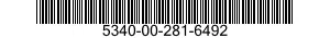 5340-00-281-6492 RING,RETAINING 5340002816492 002816492