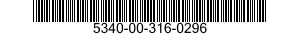 5340-00-316-0296 SLIDE SECTION,DRAWER,EXTENSION 5340003160296 003160296