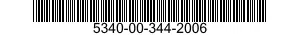 5340-00-344-2006 BRACKET,ANGLE 5340003442006 003442006