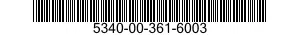 5340-00-361-6003 DISK,SOLID,PLAIN 5340003616003 003616003
