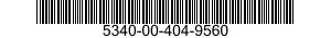 5340-00-404-9560 HINGE,ACCESS DOOR 5340004049560 004049560