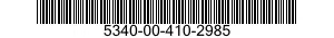 5340-00-410-2985 BRACKET,ANGLE 5340004102985 004102985