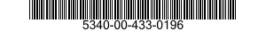 5340-00-433-0196 LEAF,BUTT HINGE 5340004330196 004330196