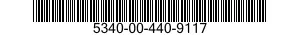 5340-00-440-9117 HANDLE,MANUAL CONTROL 5340004409117 004409117