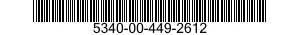 5340-00-449-2612 LOCKING PLATE,NUT AND BOLT 5340004492612 004492612