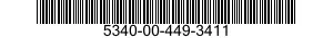 5340-00-449-3411 BRACKET,ANGLE 5340004493411 004493411