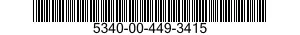 5340-00-449-3415 BRACKET,ANGLE 5340004493415 004493415