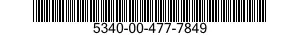 5340-00-477-7849 SLIDE SECTION,DRAWER,EXTENSION 5340004777849 004777849