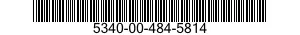 5340-00-484-5814 BOLT,FLUSH 5340004845814 004845814