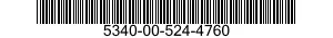 5340-00-524-4760 RING,RETAINING 5340005244760 005244760