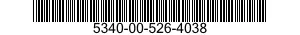 5340-00-526-4038 INSERT,SCREW THREAD 5340005264038 005264038