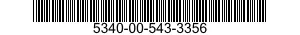 5340-00-543-3356 CLIP,END,STRAP 5340005433356 005433356