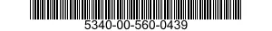 5340-00-560-0439 PLUG,EXPANSION 5340005600439 005600439