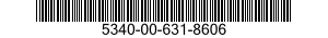 5340-00-631-8606 MOUNT,RESILIENT,GENERAL PURPOSE 5340006318606 006318606