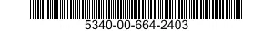 5340-00-664-2403 LEAF,BUTT HINGE 5340006642403 006642403