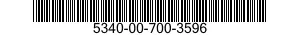 5340-00-700-3596 BRACKET,DOUBLE ANGLE 5340007003596 007003596