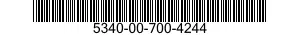 5340-00-700-4244 LOCKING PLATE,NUT AND BOLT 5340007004244 007004244