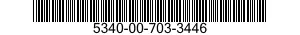 5340-00-703-3446 BRACKET,ANGLE 5340007033446 007033446