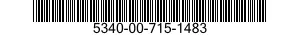 5340-00-715-1483 HANGER,PICTURE,ADHESIVE 5340007151483 007151483