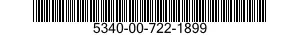 5340-00-722-1899 CASTER,RIGID 5340007221899 007221899