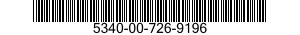 5340-00-726-9196 BRACKET,SHELF 5340007269196 007269196