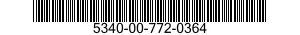 5340-00-772-0364 BRACKET,ANGLE 5340007720364 007720364