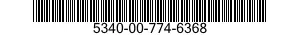 5340-00-774-6368 HINGE,TEE 5340007746368 007746368