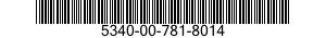 5340-00-781-8014 HINGE,ACCESS DOOR 5340007818014 007818014