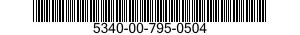 5340-00-795-0504 BRACKET,ANGLE 5340007950504 007950504