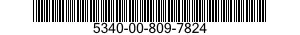 5340-00-809-7824 BOLT,FLUSH 5340008097824 008097824