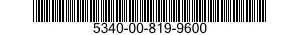 5340-00-819-9600 DISK,SOLID,PLAIN 5340008199600 008199600