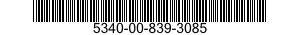 5340-00-839-3085 CAP-PLUG,PROTECTIVE,DUST AND MOISTURE SEAL 5340008393085 008393085