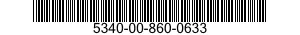 5340-00-860-0633 FITTING,TIE DOWN ST 5340008600633 008600633