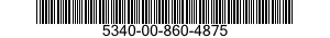 5340-00-860-4875 BRACKET,ANGLE 5340008604875 008604875