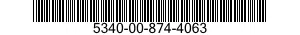 5340-00-874-4063 ADAPTER,TIE DOWN,AIRCRAFT FLOOR 5340008744063 008744063
