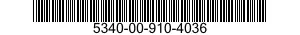 5340-00-910-4036 BRACKET,ANGLE 5340009104036 009104036