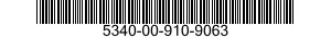 5340-00-910-9063 LEAF,BUTT HINGE 5340009109063 009109063