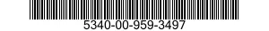 5340-00-959-3497 BRACKET,SHELF 5340009593497 009593497